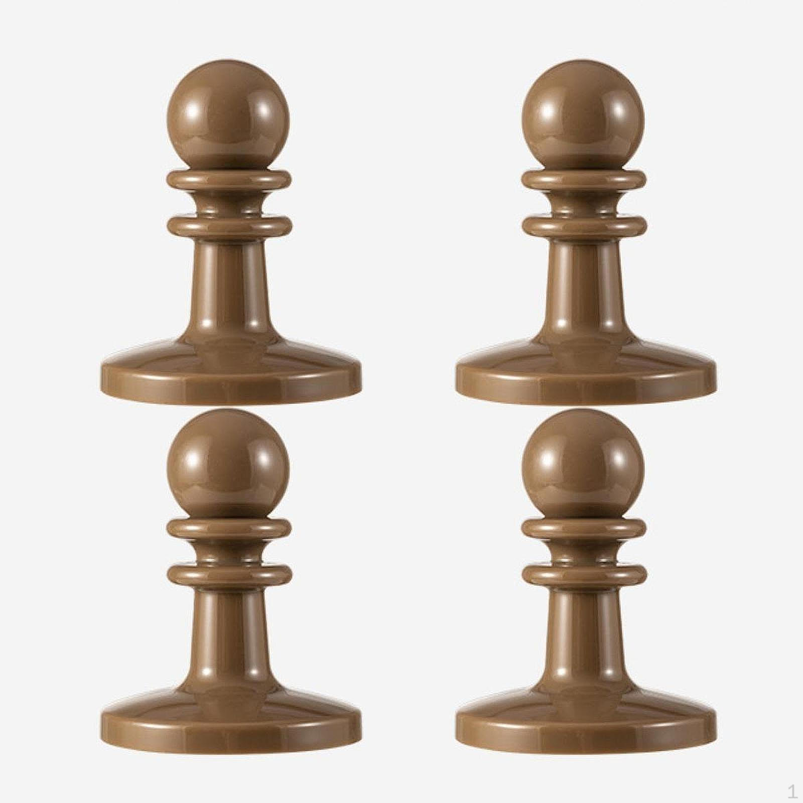 

4 штуки Защитник стойки палатки для кемпинга с отверстием 6 мм Легкий аксессуар 7 см x 5 см Портативный наконечник хаки