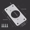 Rustproof Stainless Steel Door Hinge Repair Kit Suitable for Cabinet Doors Includes Screws and Tools Quick Installation
