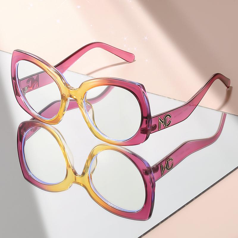 

Quality Personalized large-framed butterfly-shaped anti-blue light Glasses for daily wear and shooting decoration