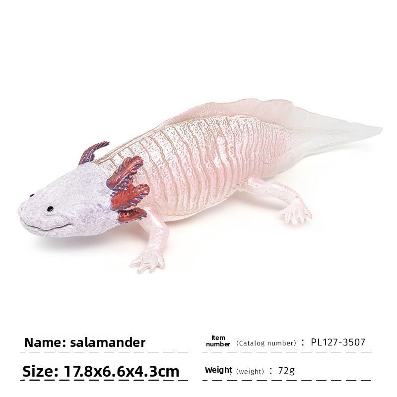 Wild Salamandridae Pvc Model Amphibian Toy For Children Learning And Play розовый