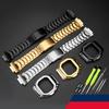 Für Casio G-SHOCK Metallgehäuse Armband Edelstahl Anzug DW5600/GW-M5610/5000 GW-B5600 Modifiziert Cooler Stil Gold-schwarzes Armband