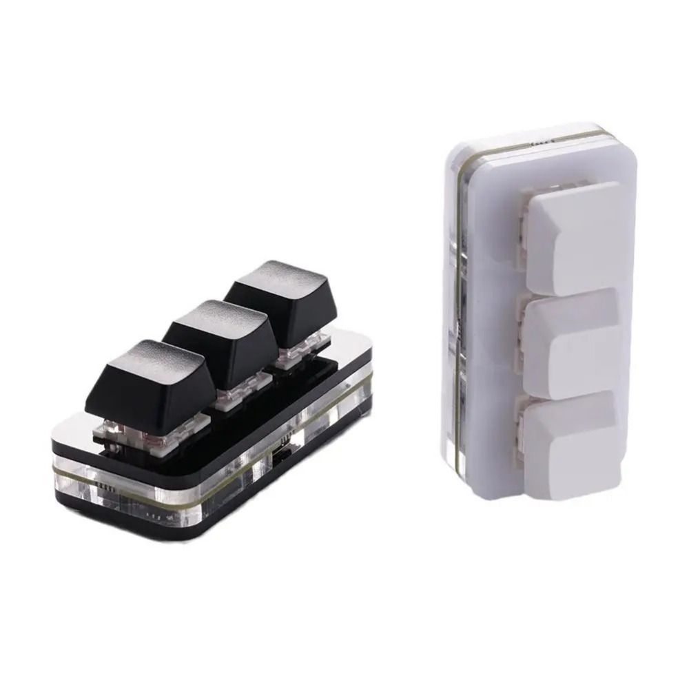 Mini Custom Mini 3 Key Keypad Hot Swap 3 Keys Mini Keypad Copy Paste Cut Keypad  PC
