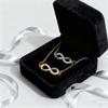 Exquisite Möbius Ring Figure 8 Necklace - Women's High-End Versatile Ins Style Clavicle Chain
