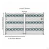 Aluminum Alloy Key Cabinet | Writable Identification Labels, Textured Metal Panel, WallMounted