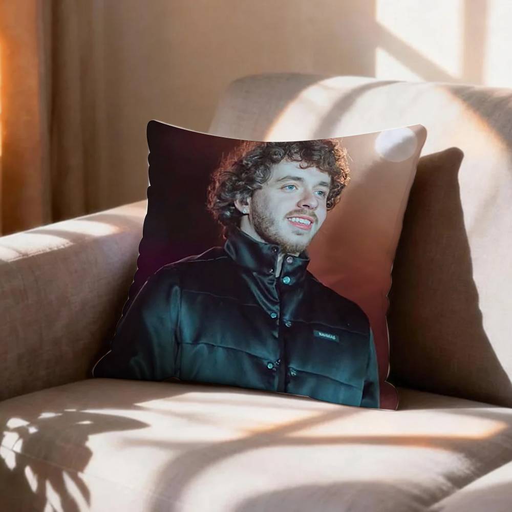 Singer Jack HHarlow  Pillow Case Pattern Printed Pillowcase For Living Room Sofa Cushion Cover