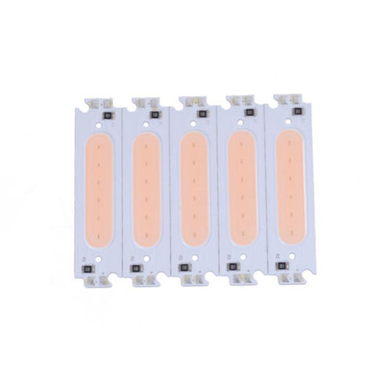10pcs Metal 10x 60*15mm 2w Cob Led Square Strip Light Lamp  Bead Chip Diy Dc 12v