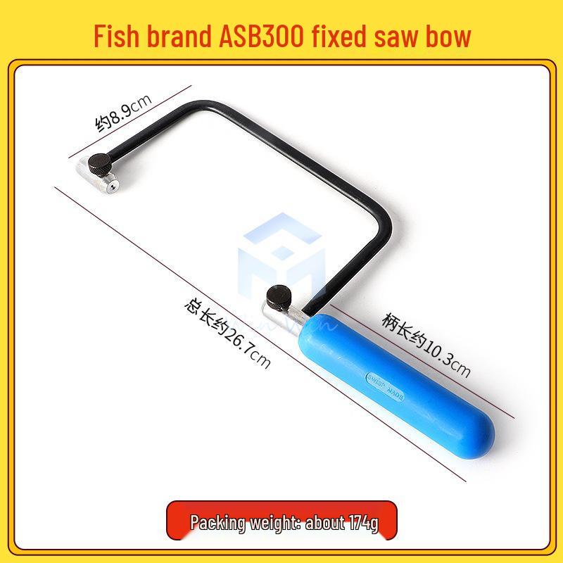 Handmade Mini Jewelry Fret Saw - U-Shaped Wire Saw for DIY Models