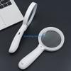 Y5GD Glass 10X Lens with Light Loupe for Inspection Jewelry Stamps Senior Reading Handheld Magnifier