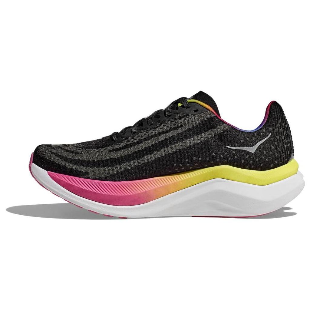 HOKA Mach X Black Rainbow Men Sneakers Silver 1141450-BKSV