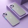 Shockproof Thin Matte Case For iPhone 15 16 13 12 11 14 Pro Max Plus Mini XR XS X Silicone Bumper Clear Hard Cover Capa Funda
