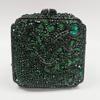 Square Rhinestone Evening Clutch Purse WHTUOHENG Luxury Girls Wedding Purses Green Lady Wedding Bridal Clutches Party Prom Bag