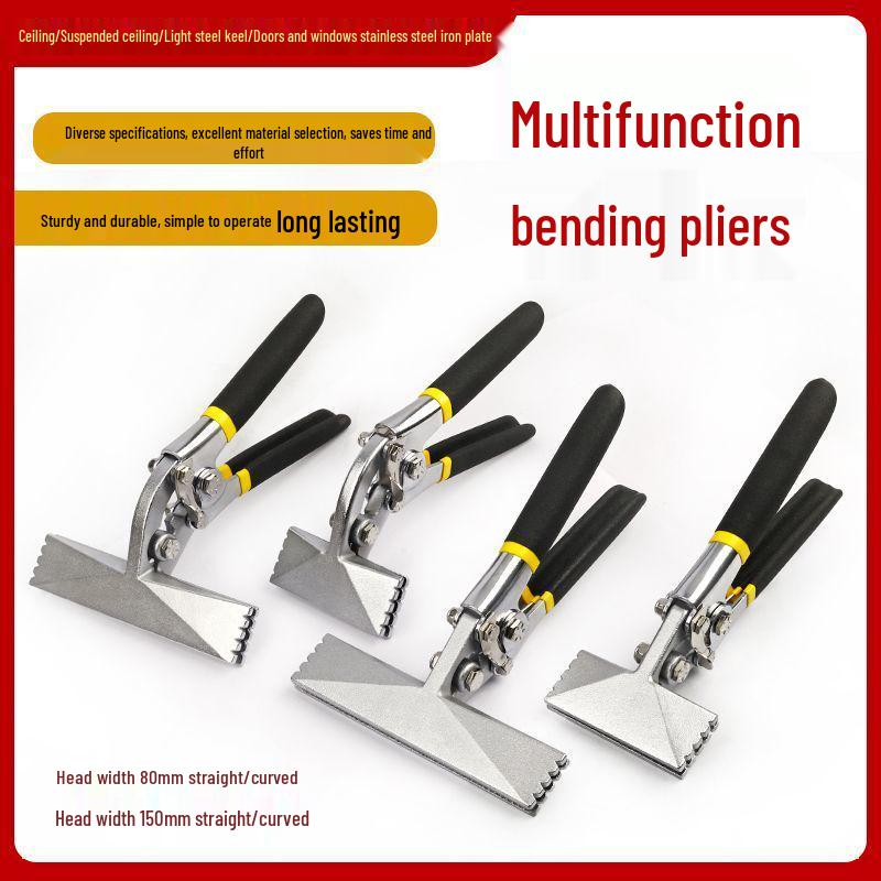 Multi-Function Edge Sealing and Bending Pliers 80mm Width Curved Bending Pliers