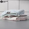 Factory Soft Skin-friendly Striped Small Square Edging Towel New Style Fiber Absorbent Handkerchief Quick-drying
