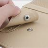 PU Leather Car Sun Visor Organizer Multi-Pocket Auto Storage Pouch With Sunglasses Clip For Card Phone Car Interior Organization