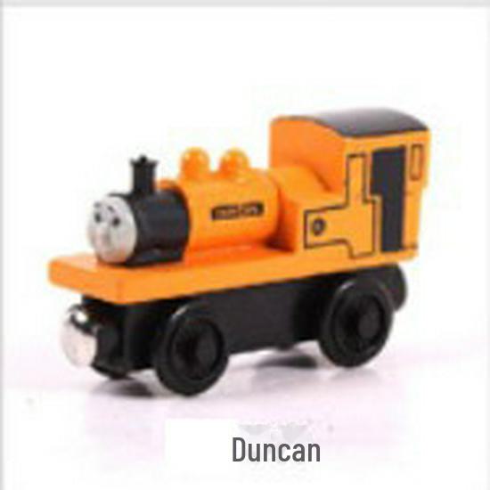 Children's Wooden Toy Train Head Cake Decoration - YB02