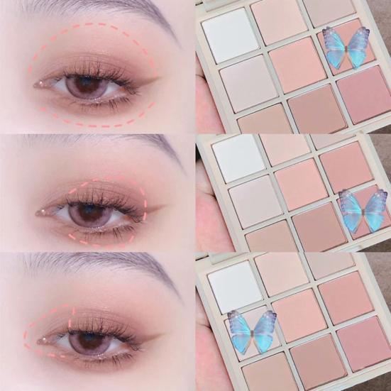 9g Eyeshadow Palette Natural Versatile Synthetic Waterproof Makeup Eyeshadow Palette for Gift