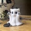Halloween-Themen-Raumdekorationen Geist Katze Statue Niedliche Figur Cartoon Gruselig Saisonal Hausdekoration Dekoration für Büro Schreibtisch Statue