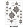 Legs Arm Temporary Tattoo Lace Fake Tattoo Black Henna Tattoo Decals  Women/Lady