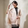100% Wool Scarves Women Winter Large Shawl Wraps Beige Pashmina Warm Chinese Suzhou Embroidery Red Neck Scarf  Echarpe Femme