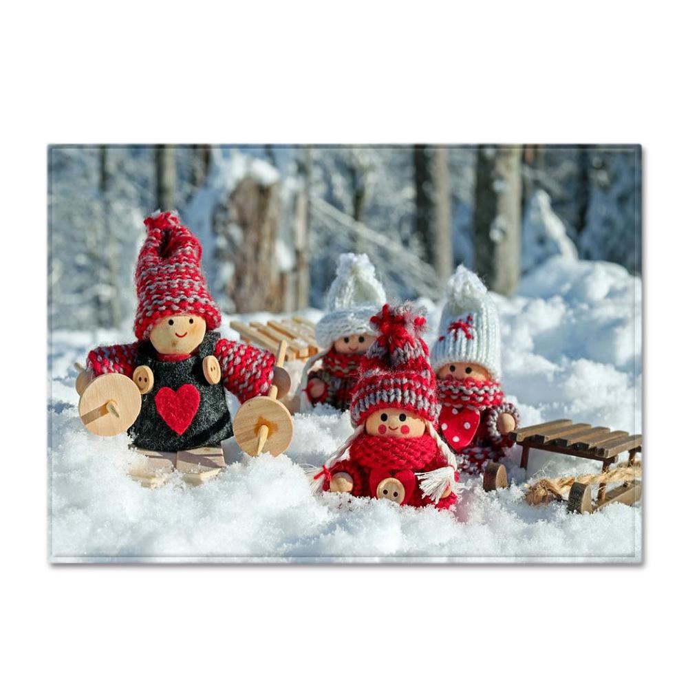 Christmas Living Room Floor Mat Bedroom Dining Room Carpet Carpet Doormat