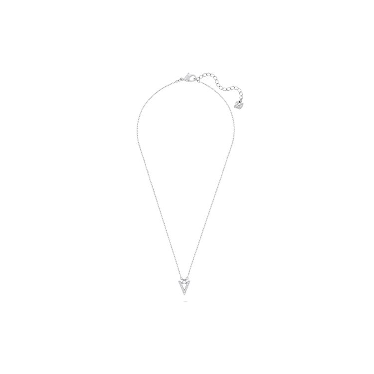 Swarovski Funk Series V Logo Rhodium Plated Necklace Women necklace 5528933