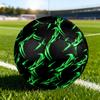 1pc Green Swirls Size 5 Soccer Ball Professional Match Training Football Indoor &Outdoor Sports Ball Lightweight Durable c6519