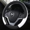 100% DERMAY Brand Leather Steering Wheel Cover Non-slip for Renault Megane 2 II MK2 2002-2009 Car Styling Auto Accessories