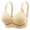 Comfortable Plus-Size Wire-Free Breathable Women's Bra, Non-Magnetic, Thin Cup, Smooth Fit