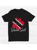 Best Choice Localpc Trinidad And Tobago Girl Trinidadian Flag Pride Roots TShirt Black  Short Sleeves Crew Neck Geomet