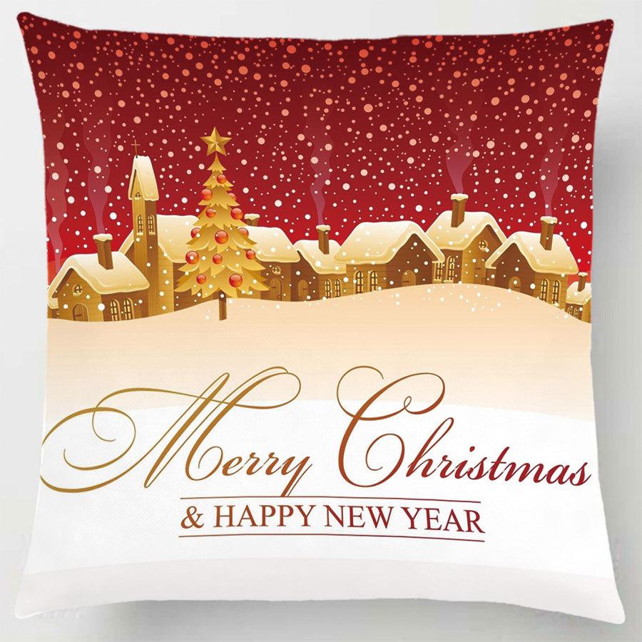 

Подушки, Эксклюзивные трансграничные наволочки, Подушки, Супермягкие рождественские наволочки 40x40cm