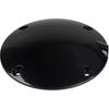 4 Hole Replacement Clutch Derby Cover Fit For 1994-2003 Harley Sportster XLH1200/883 Custom XL883C, Smooth Black