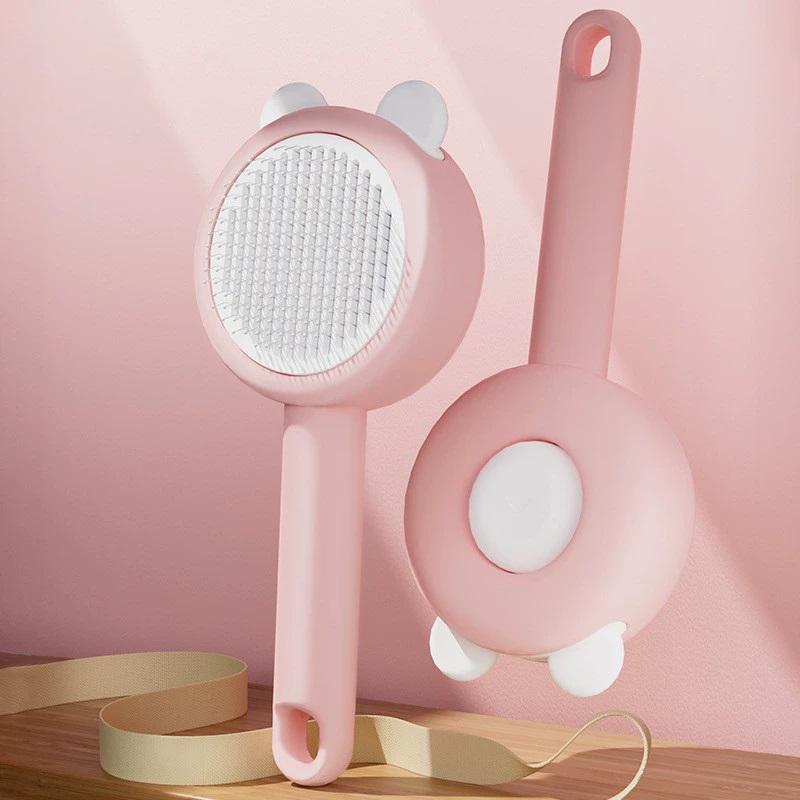 

Cat Combing Special Rabbit Ear Comb To Remove Floating Hair Needle Comb Pet Dog Combing Brush Cat Cleaning Artifact Supplies