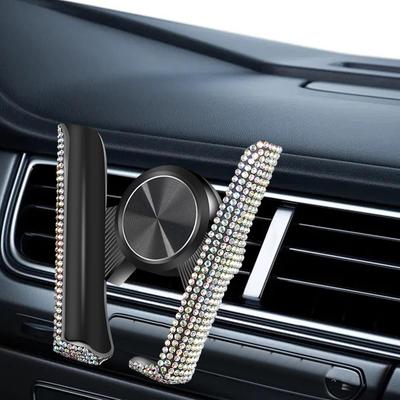 Car Air Vent Phone Holder Adjustable Flexible Handsfree Accessory Decoration Glitter