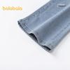 Balabala Girls' Fleece-Lined Winter Denim Jeans