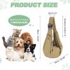 Dog Cat Sling Carrier for Small Pets Up to 16.5Lbs Breathable Mesh Buckle Cross Body Shoulder Bag for Outdoor Travel Camping