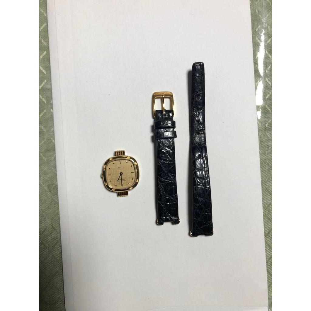 Used LONGINES quartz watch gold color ladies