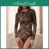 And New Style European Summer American Style Ladies One Piece Long Sleeved Bikini Sunscreen Swimsuit Sexy And Cute
