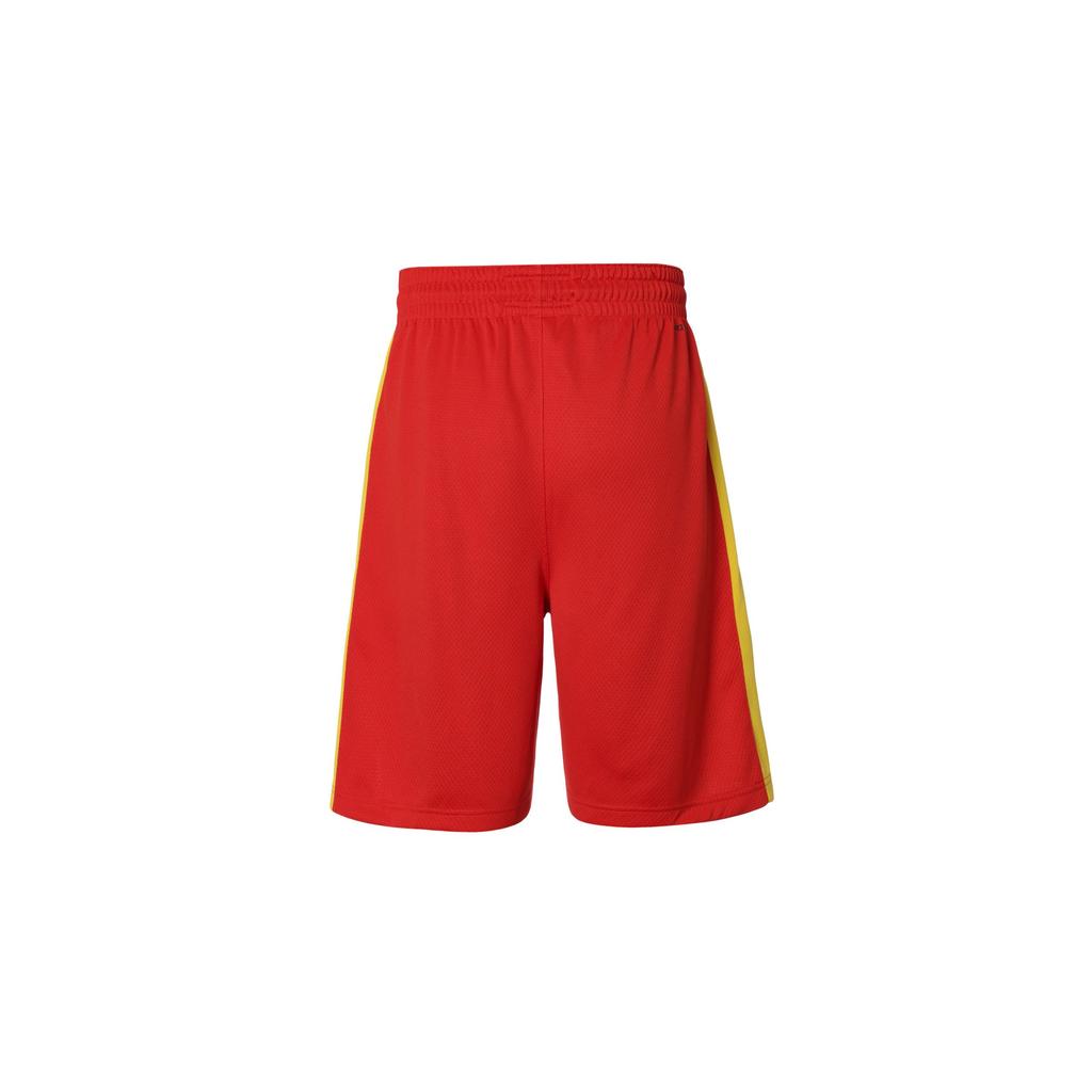 Nike Chiny Drużyna Wyjazdowa Edycja Specjalna Szybkoschnące Wygodne Lekkie Oddychające Spodenki Koszykarskie Męskie spodenki Kometowa Czerwień Podróżny Żółty FQ0389637