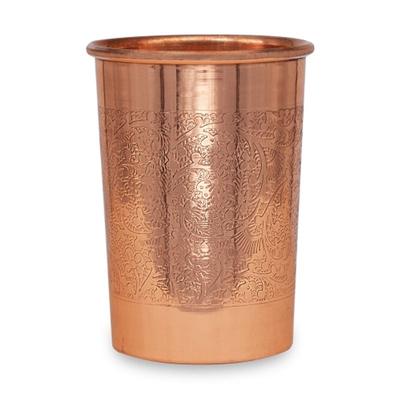 Copper Engraved Shape Cup 350ml