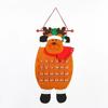 Creative Santa Claus Elk Non Woven Christmas Countdown Calendar Christmas Home Decoration Christmas Countdown Calendar Decor