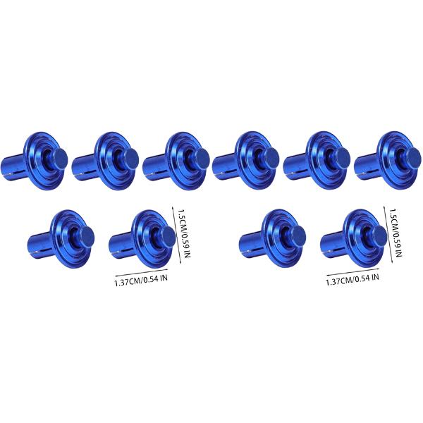 Motorrad Aluminiumlegierung Schraubclip 6mm Spreizclip Dekorative Karosseriemodifikation und Ersatzclip Schraubmuttern
