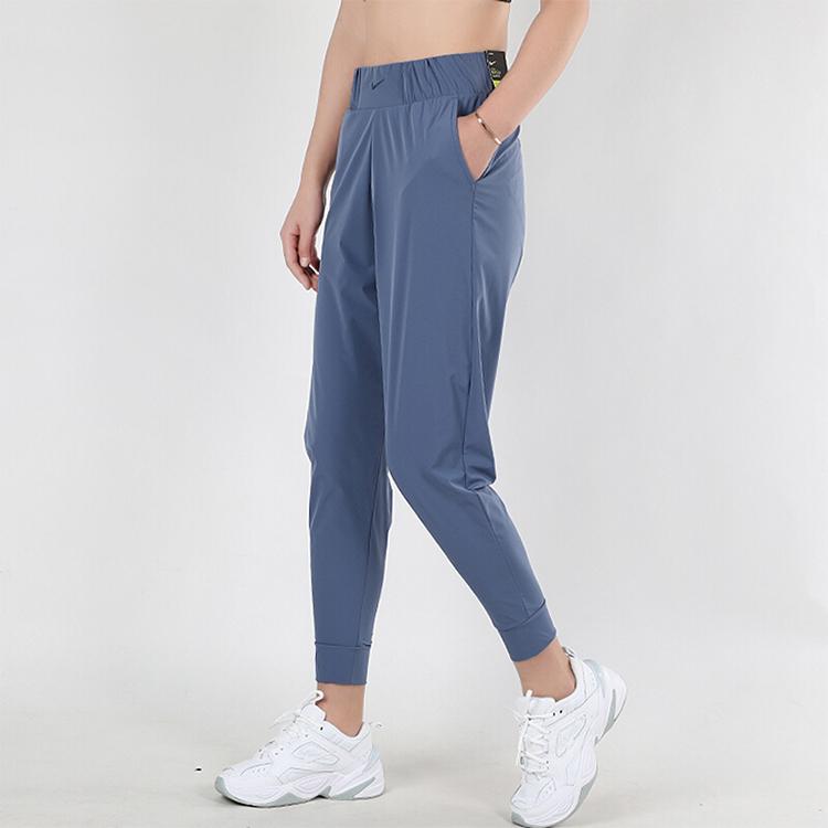 Nike Bliss Training Sports Pants Women Bottoms Phantom-Blue AQ0295-491