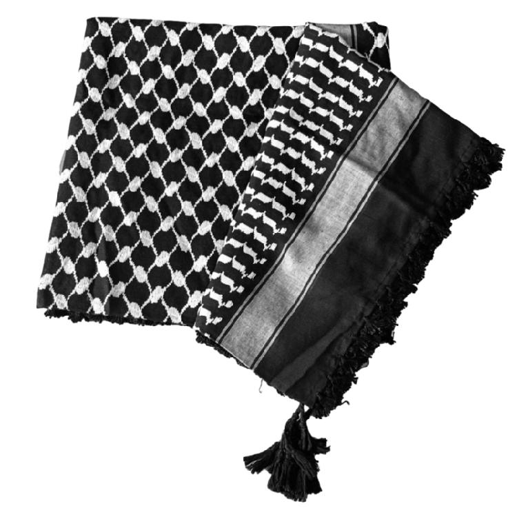 Arab Scarf Religious Square Kerchief Multi Purpose Keffiyeh Headscarf for Adult 1