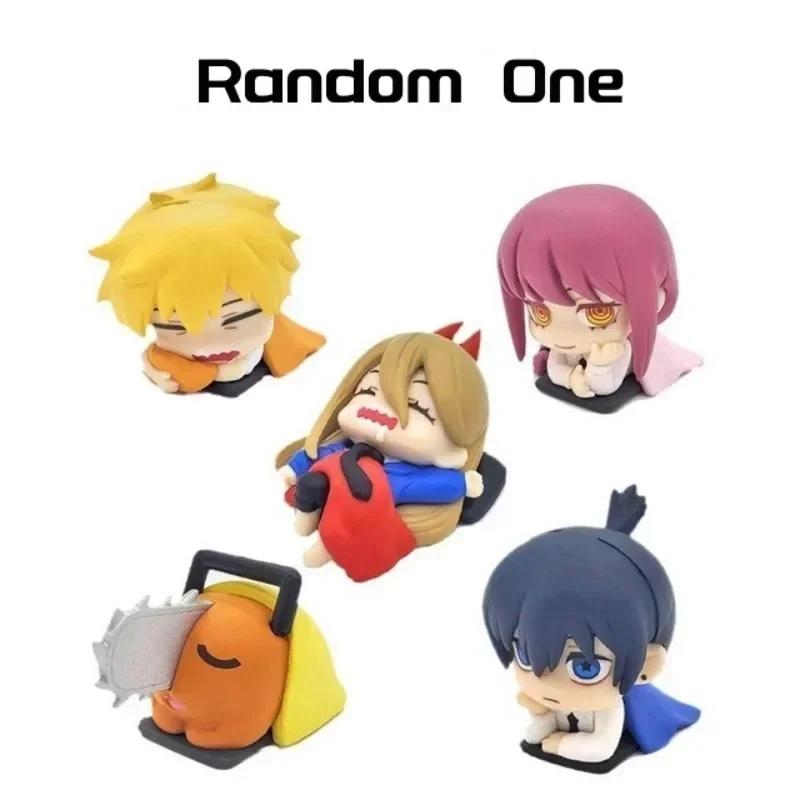 Chainsaw Man Leuke Power Figuur Slapend Anime Denji Aki Kawaii Actiefiguur Pochita Standbeeld Bureau Decoratie Accessoires Speelgoed Cadeau