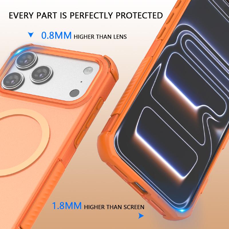 2 in 1 Matte Magsafe Magnetic Shockproof Phone Case For Samsung Galaxy S25 S26 Ultra S25 S26 Plus Skin-Feel Protective Cover