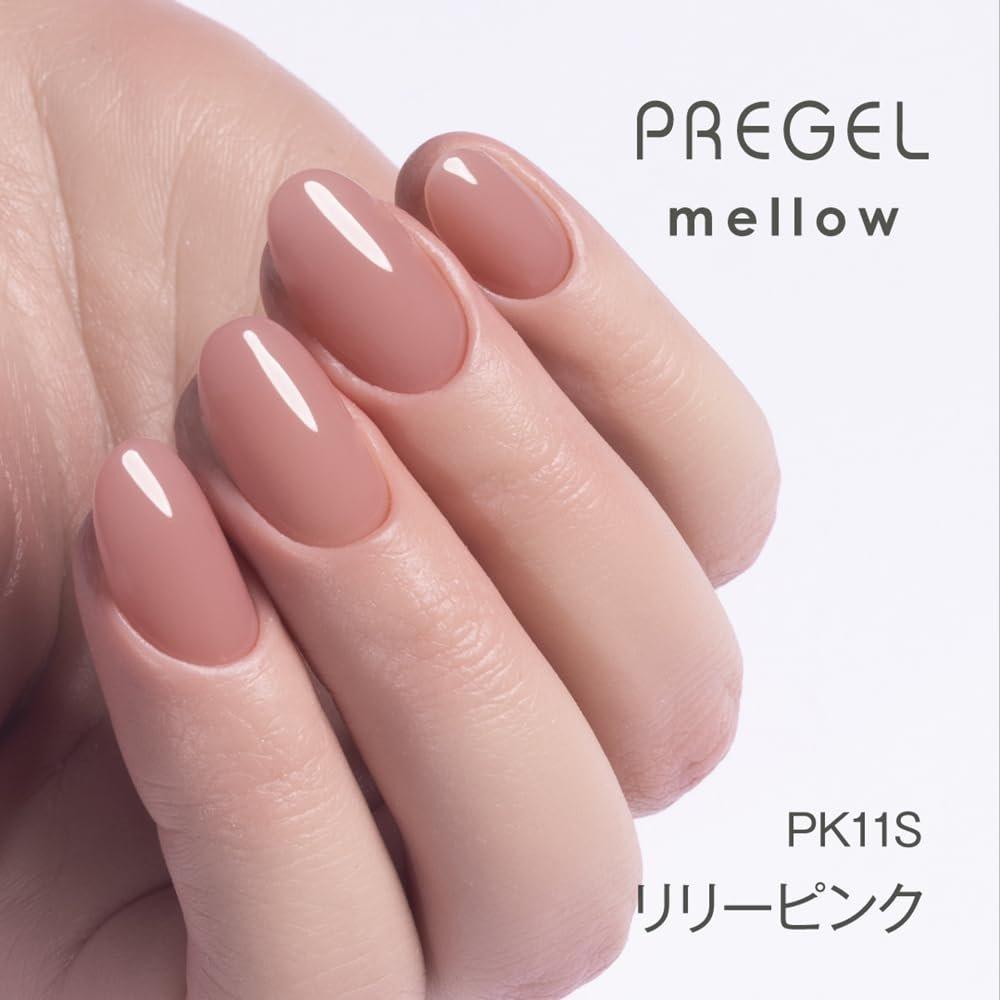 PREGEL mellow Gel Nail Polish PG-MEPK11S Lily Pink 3g Sheer Color TPO & HEMA Free