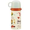 Skater Children's Stainless Steel Water Bottle, 2-Way Straw Drinking, 410ml, Cup Drinking, 350ml, Tomica and Tom Tsumupapa, Child-Friendly Lightweight