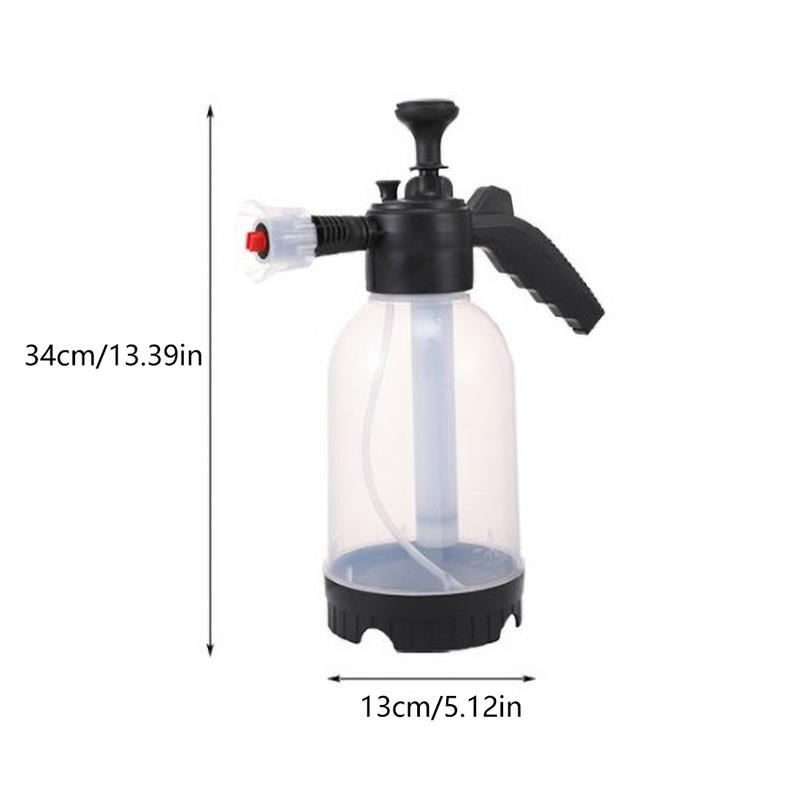 2L Car Washing Spray Pot Foam Spray Pot Spray Type With Pressure Relief Valve For Household Car Spray Hand Pressure Spray Pot