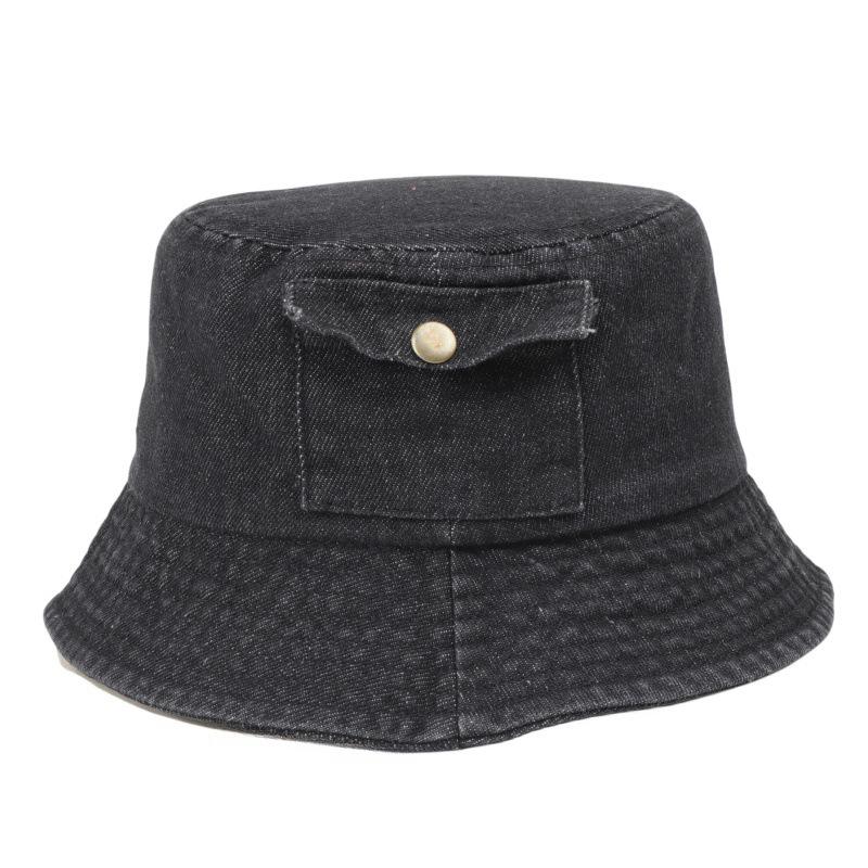 New Casual Retro Denim Basin Hat Fashionable Sun Protection And Sunshade Hat