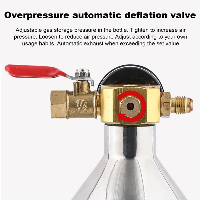 Air Conditioner System Flush Kit Car Air Conditioner System Flushing Set High Performance Automotive AC Pipe Cleaner Tool With